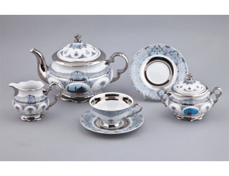 Чайный сервиз на 6 персон 15 предметов Rudolf Kampf Национальные традиции (Иран) Великие святыни Ислама