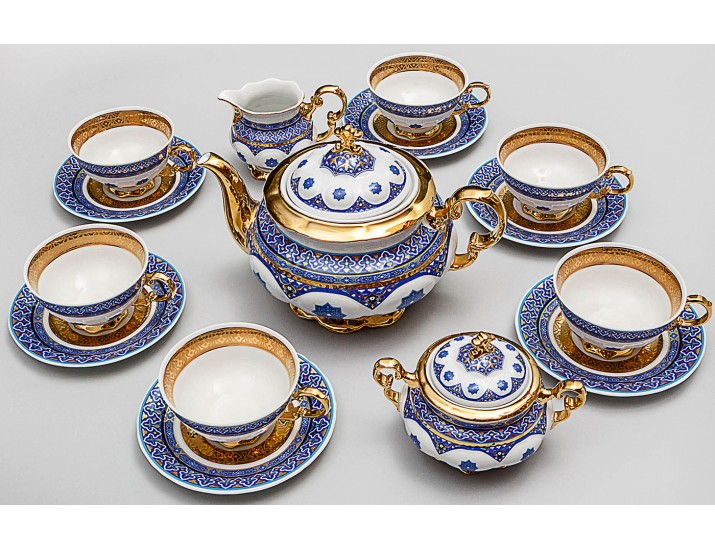 Сервиз чайный Rudolf Kampf Национальные традиции 15 предметов 6 персон (линия Узбекистан) 07160725-2085
