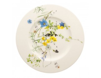 Тарелка десертная с бортом Rosenthal Альпийские цветы 19 см