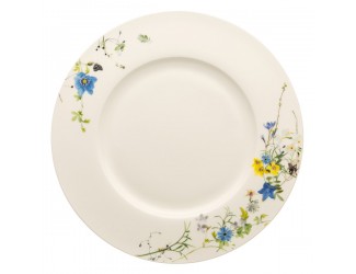 Тарелка обеденная с бортом Rosenthal Альпийские цветы 28 см