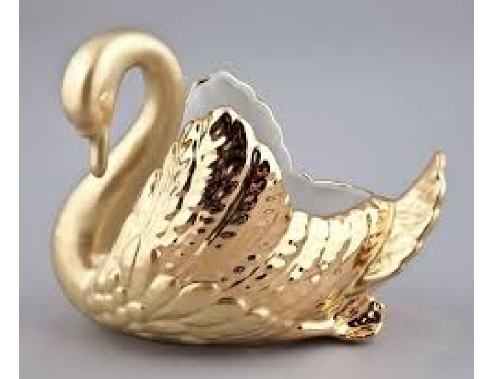 Лебедь Rudolf Kampf конфетница (золото) 20118426-2107k