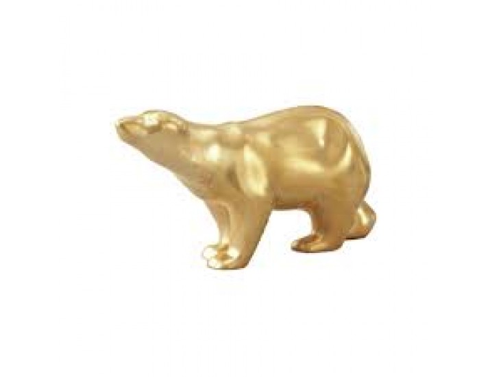 Фигурка Rudolf Kampf  Медведь малый, золото