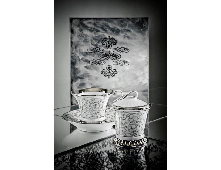 Сервиз чайный Rudolf Kampf Византия на 6 персон 15 предметов декор D936