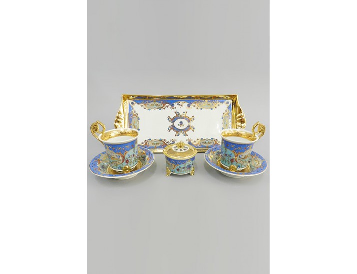 Подарочный набор чайный Тет-а-тет Rudolf Kampf линия Иерусалим декор 2025k 40140715-2025k