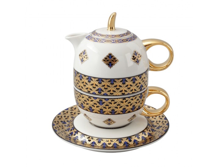 Восточный набор Rudolf Kampf  Duo 3 предмета (чайник0,4+чашка0,2) линия Марокко 42140825-2075