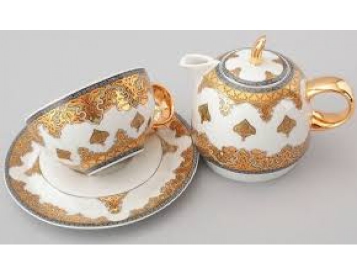 Восточный набор Rudolf Kampf Duo 3 предмета (чайник0,4+чашка0,2) линия Саудовская Аравия 42140825-2135