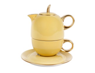 Восточный набор Rudolf Kampf Duo 3 предмета (чайник0,4+чашка0,2), жёлтый