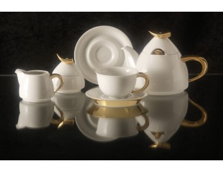 Сервиз чайный Rudolf Kampf Кельт на 6 персон 15 предметов золото 52160728-1124k