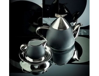 Сервиз чайный Rudolf Kampf Кельт на 6 персон 15 предметов чёрный с платиной 52160728-252Bk