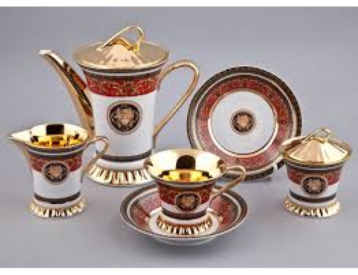 Сервиз чайный Rudolf Kampf Византия Версаче 15 предметов на 6 персон 57160725-2039k