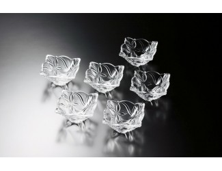 Набор салатников 6шт 12см АНГЕЛИНА прозрачная Soga Glass B4003W