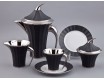Сервиз чайный Rudolf Kampf Древний Египет 15 предметов 6 персон чёрный с платиной 61160725-2110k