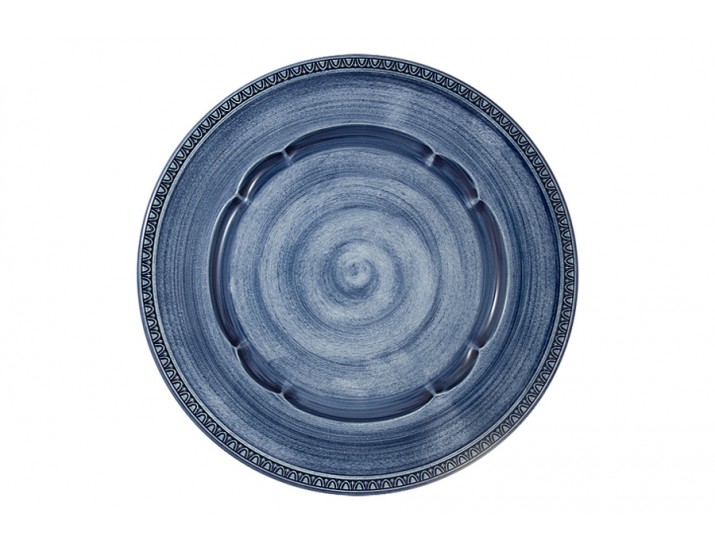 Тарелка обеденная Matceramica Augusta (синий) без инд.упаковки