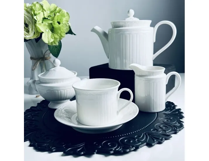 Чайный сервиз на 6 персон 15 предметов 330мл Lenardi Серена 102-165