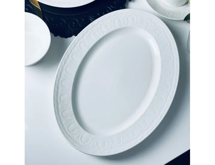 Овальное блюдо 35,5х26,5х3,5см Lenardi Серена 102-175