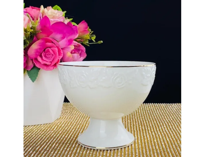 Креманка 11,5см Lenardi Белая роза 109-164