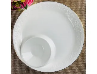 Менажница 29,5см Lenardi Белая роза 109-168