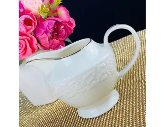 Молочник 280 мл Lenardi Белая роза 109-186