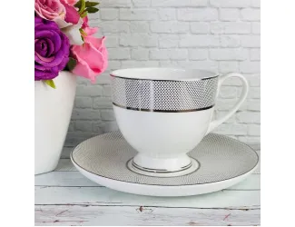 Чайный набор 12предметов 250мл Lenardi Серебряная Симфония 145-520