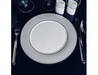 Набор из 6 тарелок 27см Lenardi Серебряная Симфония 145-521