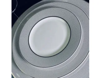 Набор из 6 тарелок 16,5см Lenardi Серебряная Симфония 145-526