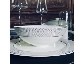 Салатник 18см Lenardi Серебряная Симфония 145-529