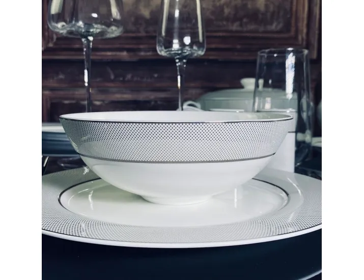 Салатник 18см Lenardi Серебряная Симфония 145-529