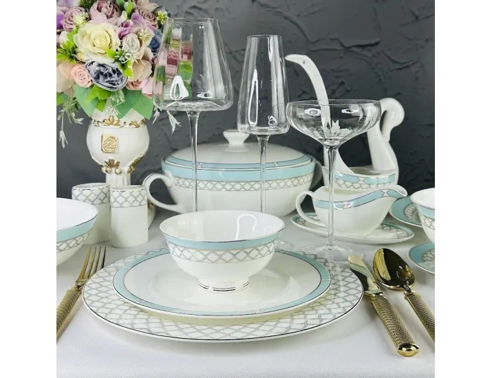 Обеденный сервиз на 12 персон 105 предметов Lenardi Версаль 145-611