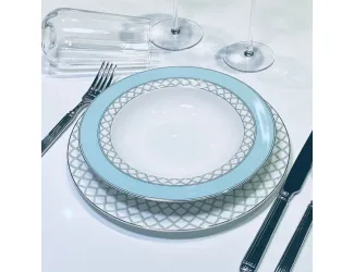 Набор из 6 глубоких тарелок 23см Lenardi Версаль 145-616