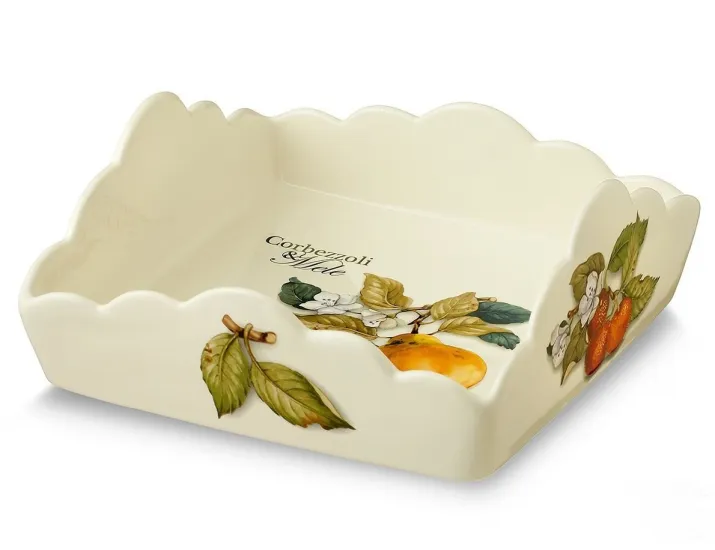 Салфетница квадратная NUOVA CER Груша 22см