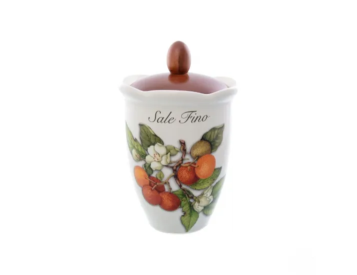 Банка с деревянной крышкой NUOVA CER Груша 19 см