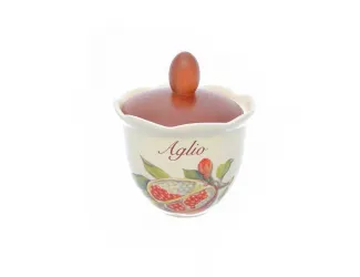 Банка для хранения чеснока NUOVA CER Гранат 13см