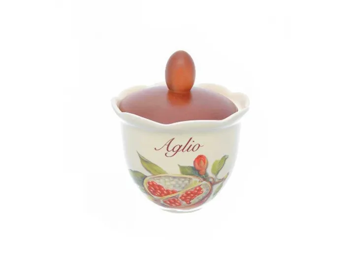 Банка для хранения чеснока NUOVA CER Гранат 13см