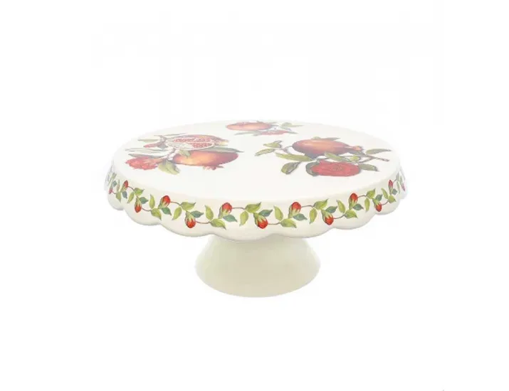 Блюдо для торта на ножке NUOVA CER Гранат 32см