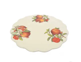 Блюдо для торта NUOVA CER Гранат 34см