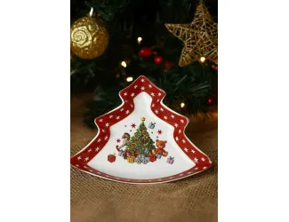 Блюдо 14см ЁЛКА Lenardi Новогодний 105-131
