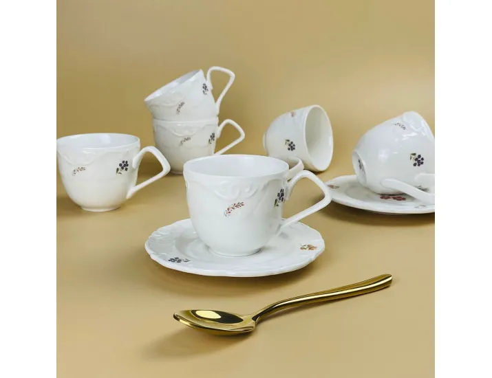 Кофейный набор 12предметов 140мл Lenardi Крокус 109-198