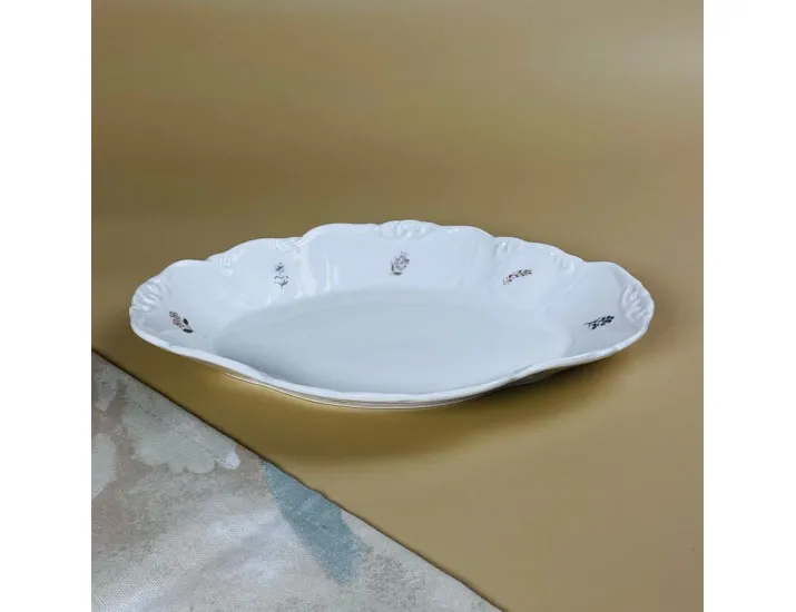 Овальное блюдо 22х17х3см Lenardi Крокус 109-206