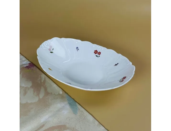 Овальное блюдо 30см Lenardi Крокус 109-207