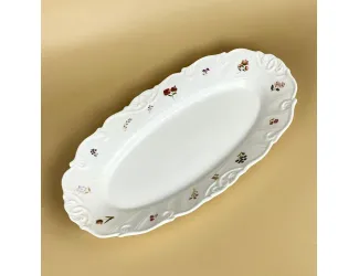 Овальное блюдо 39,5х24,5х5см Lenardi Крокус 109-209