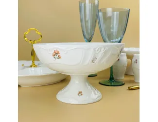 Фруктовница 20,5х12,5см на ножке Lenardi Крокус 109-217