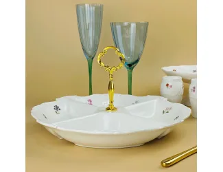 Менажница 30,5х17см Lenardi Крокус 109-225