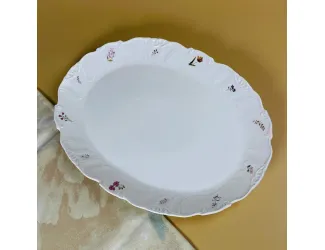 Овальное блюдо 37х27,5х3см Lenardi Крокус 109-231