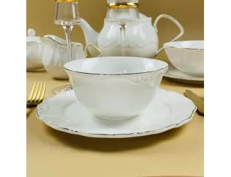  Набор из 6 салатников 13х6,5см Lenardi Крокус золото 109-237