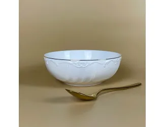 Салатник 18х6,5см Lenardi Крокус золото 109-239