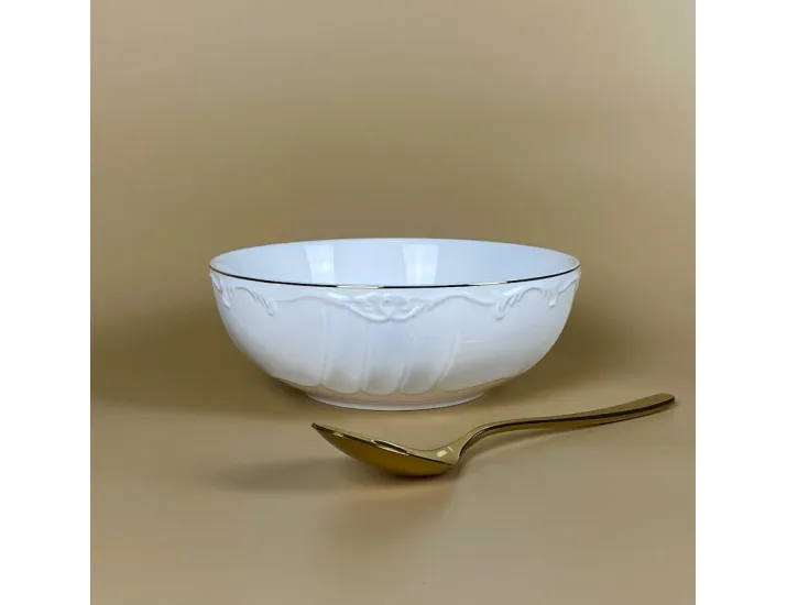 Салатник 18х6,5см Lenardi Крокус золото 109-239