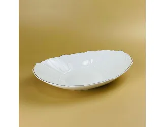 Овальное блюдо 28,5х18х6см Lenardi Крокус золото 109-244