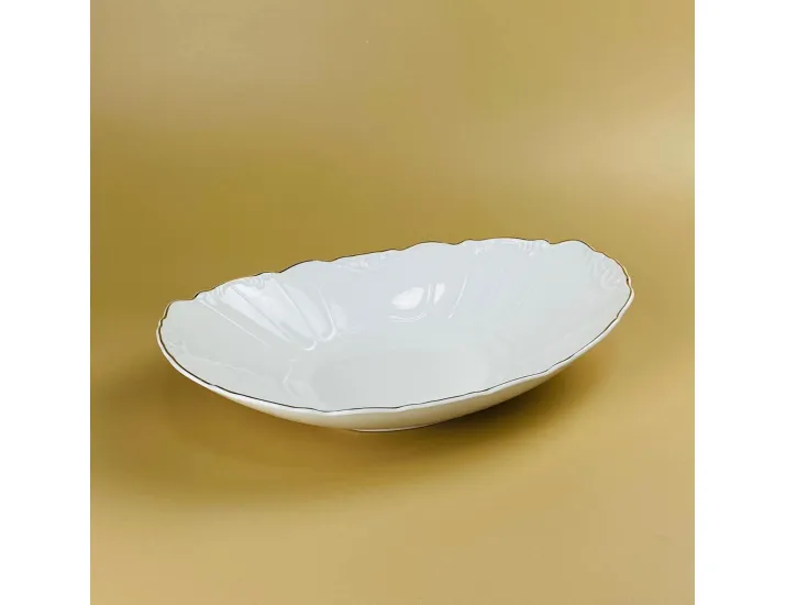 Овальное блюдо 28,5х18х6см Lenardi Крокус золото 109-244