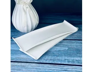 Набор из 2 прямоугольных блюд 30,5см Lenardi Bianco 118-028