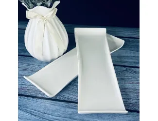 Набор из 2 прямоугольных блюд 35,5см Lenardi Bianco 118-029